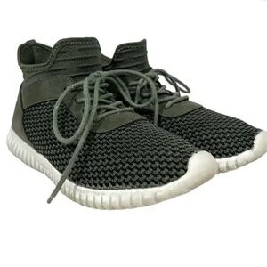 NEW Women's Harlen Knit Sneaker - Olive  - US 7.5